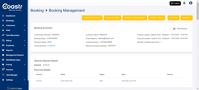 booking-management-page