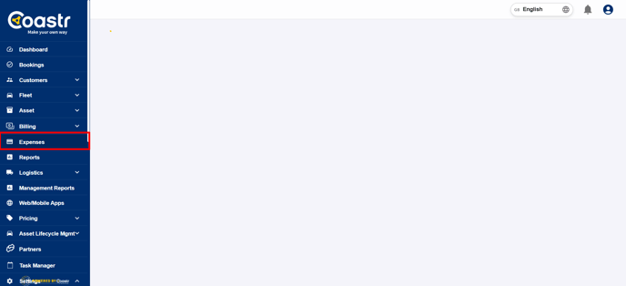 click-expenses-tab-left-navigation-bar
