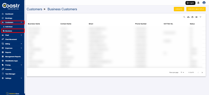 click-on-customers-and-select-desired-business-customer