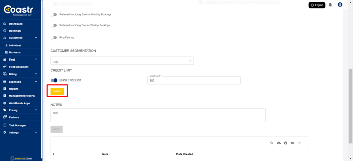 enter-credit-limit-and-click-save-coastr