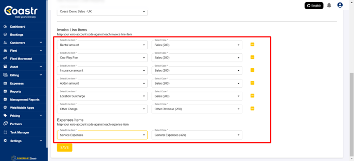 enter-the-nominal-codes-against-each-line-item-coastr