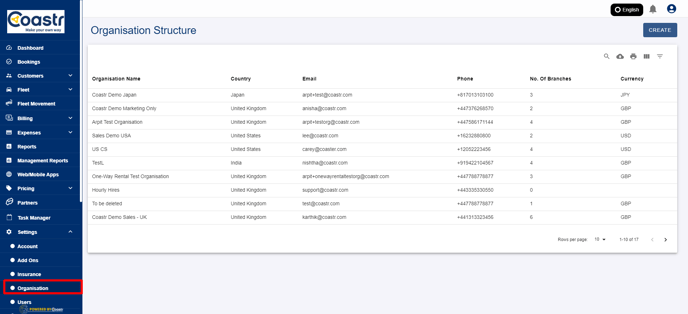 organisation-settings-navigation-pane-coastr