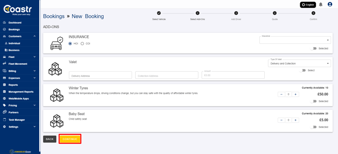 select-add-ons-and-click-confirm-coastr