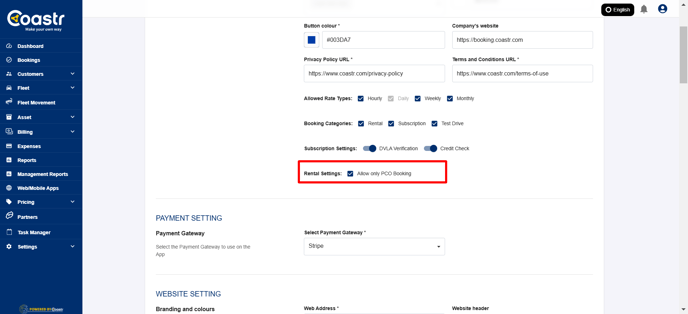 select-allow-only-pco-booking