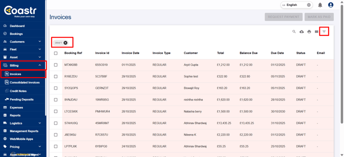 select-billing-draft-invoice-from-list-coastr