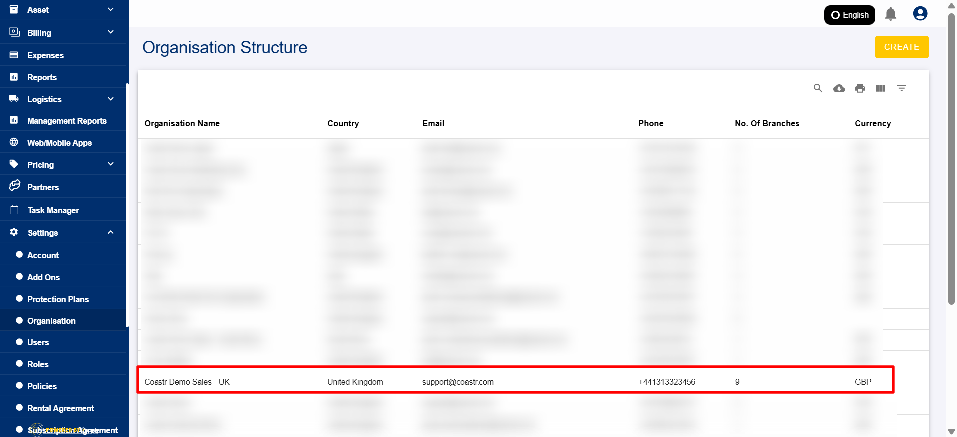 How to add a location code for service locations?