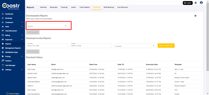 select-from-list-of-downloadable-reports-coastr